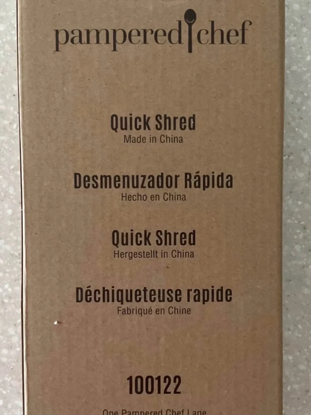 Pampered Chef Quick Shred